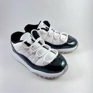 Nike Air Jordan 11 XI Retro Low Emerald White 505836 145 Toddler Baby Size 9C US